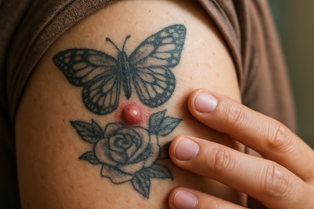 Boutons sur un tatouage : causes, prévention et traitement pour une cicatrisation saine