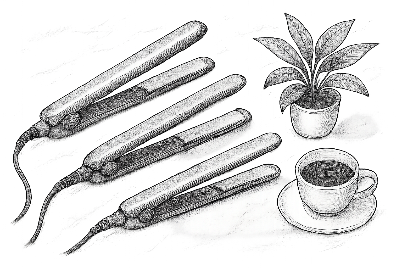 lisseur pour cheveux fins