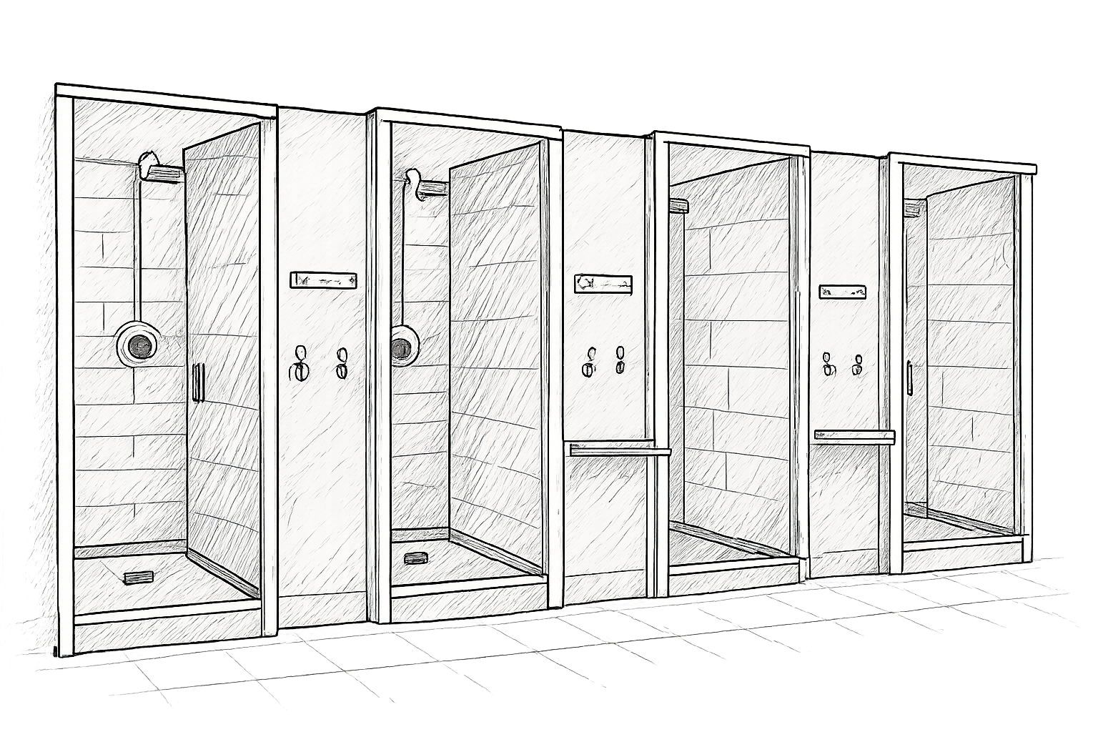 salle de sport douche