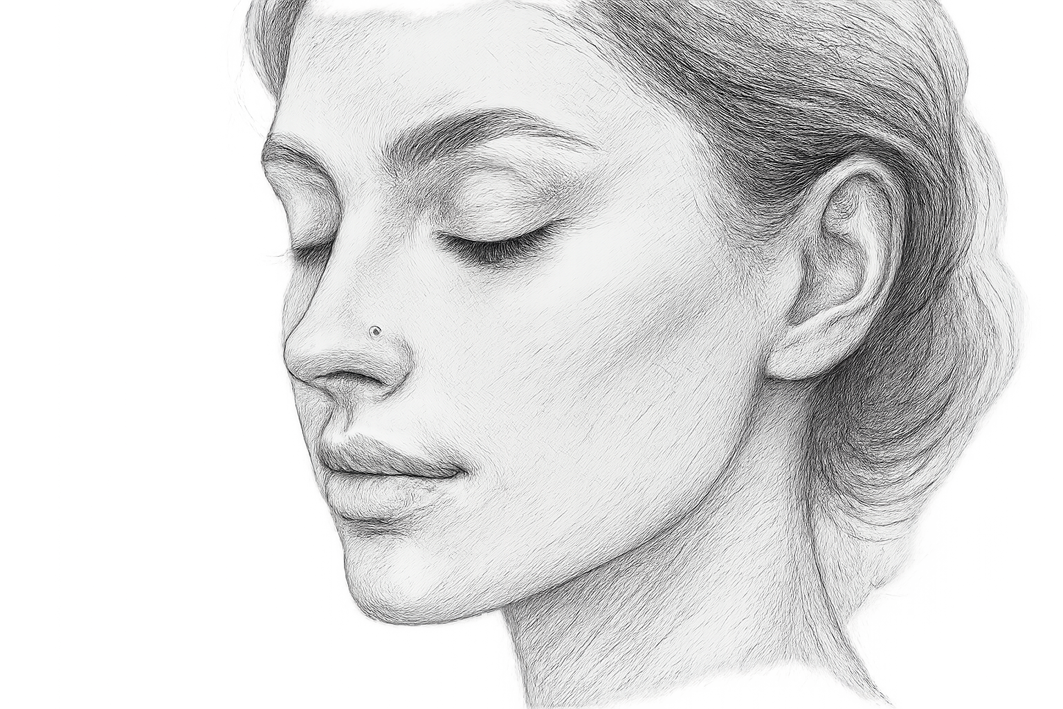 signification piercing nez droite