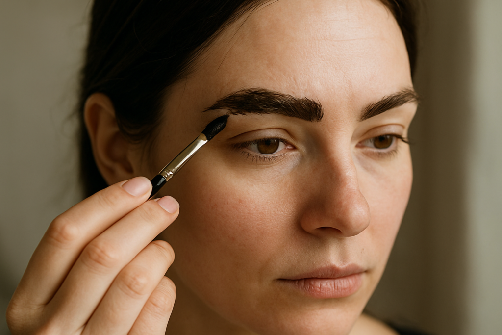 Teindre ses sourcils avec une coloration cheveux : risques et alternatives sûres pour un regard naturel