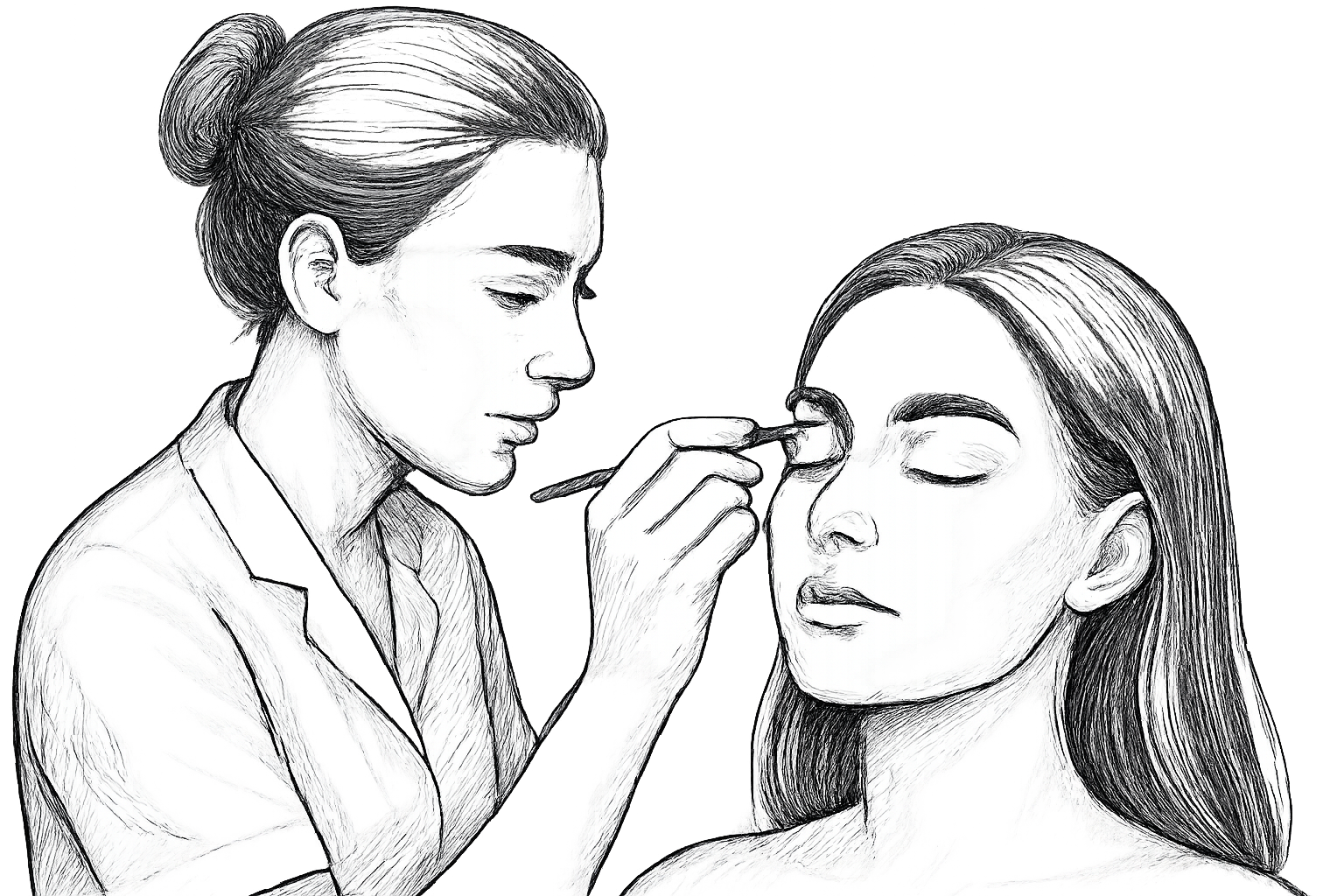 teindre sourcils avec coloration cheveux